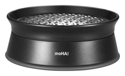 moHA! by Widgeteer Ginger Grater/Fruit Zester with cleaning blade, Black