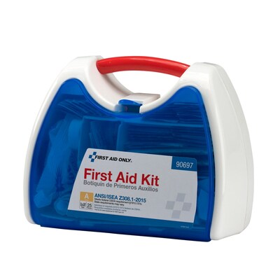 First Aid Only ANSI A Ready Care Small Hard Plastic First Aid Kit for 25 People (90697)