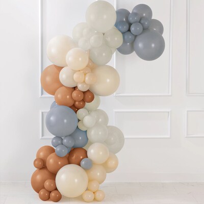 Party City Latex Balloon Garland Kit, Neutrals, 90/Pack (AM111841)