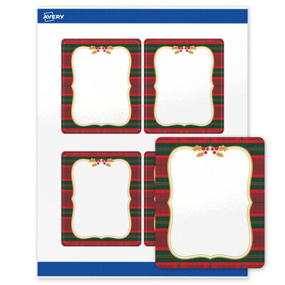Avery Rectangle Multipurpose Labels, 4 x 3-1/3, White, 40/Pack (19479370507)