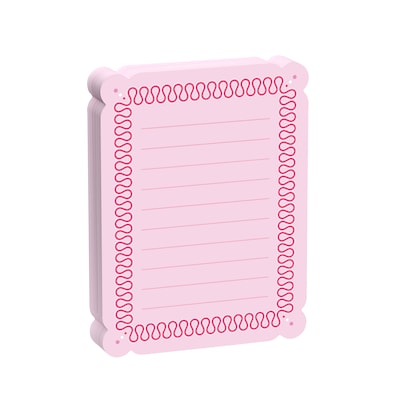 Post-it Jingle List Sticky Notes, 4 x 4, Holiday Theme, Pink, 100 Sheets/Pad (HOL26-JN-LST)