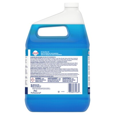 Cascade Professional All-Temp Dishwasher Rinsing Agent, Unscented, 128 oz., 2/Carton (71187)