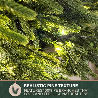 Fraser Hill Farm 24” Real Feel Artificial Wreath (FFRF024W-5MGR)