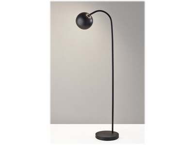 Adesso Emerson 59" Metal Floor Lamp with Globe Shade (5138-01)