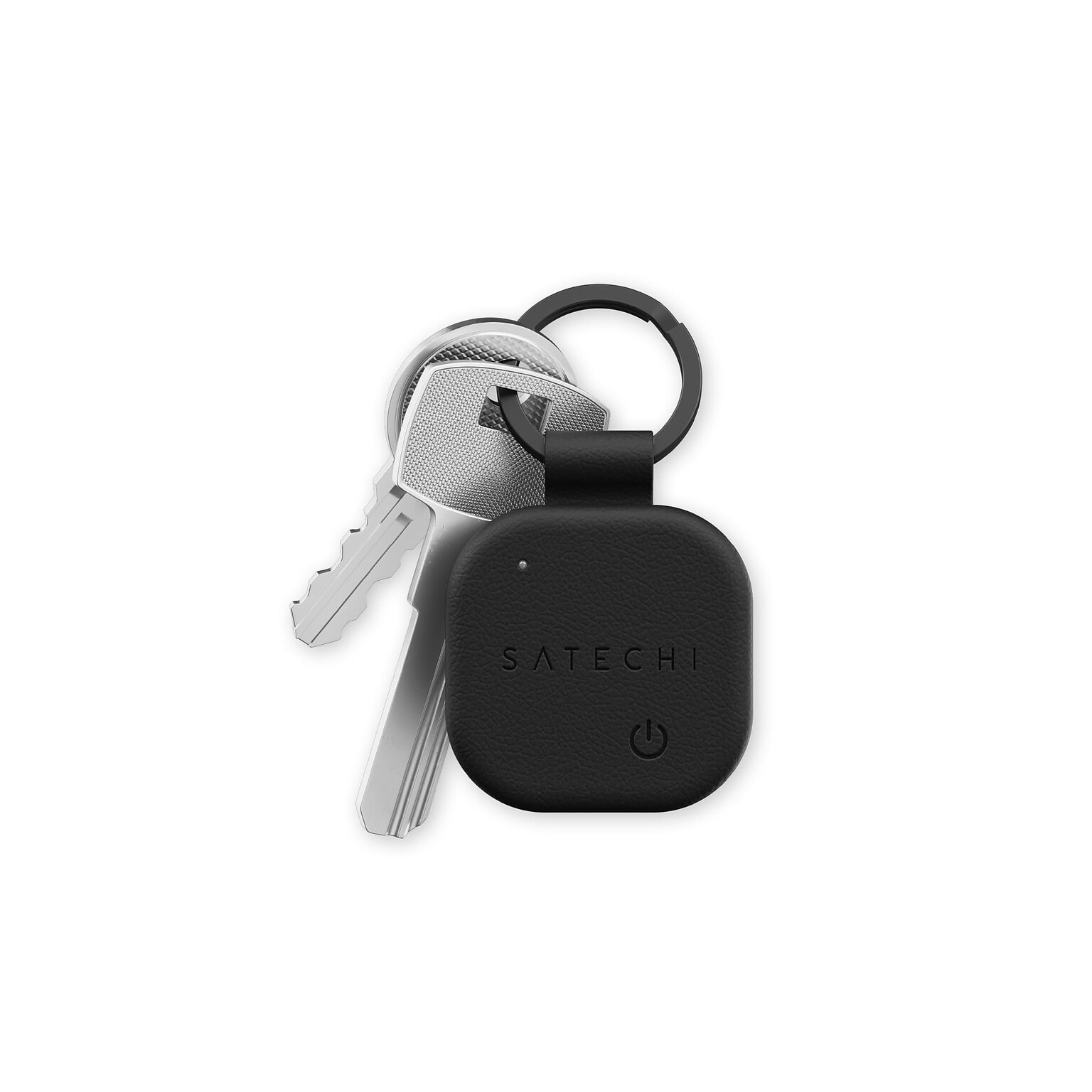 Satechi  Vegan-leather Findall Keychain, Black (ST-LKCFK)