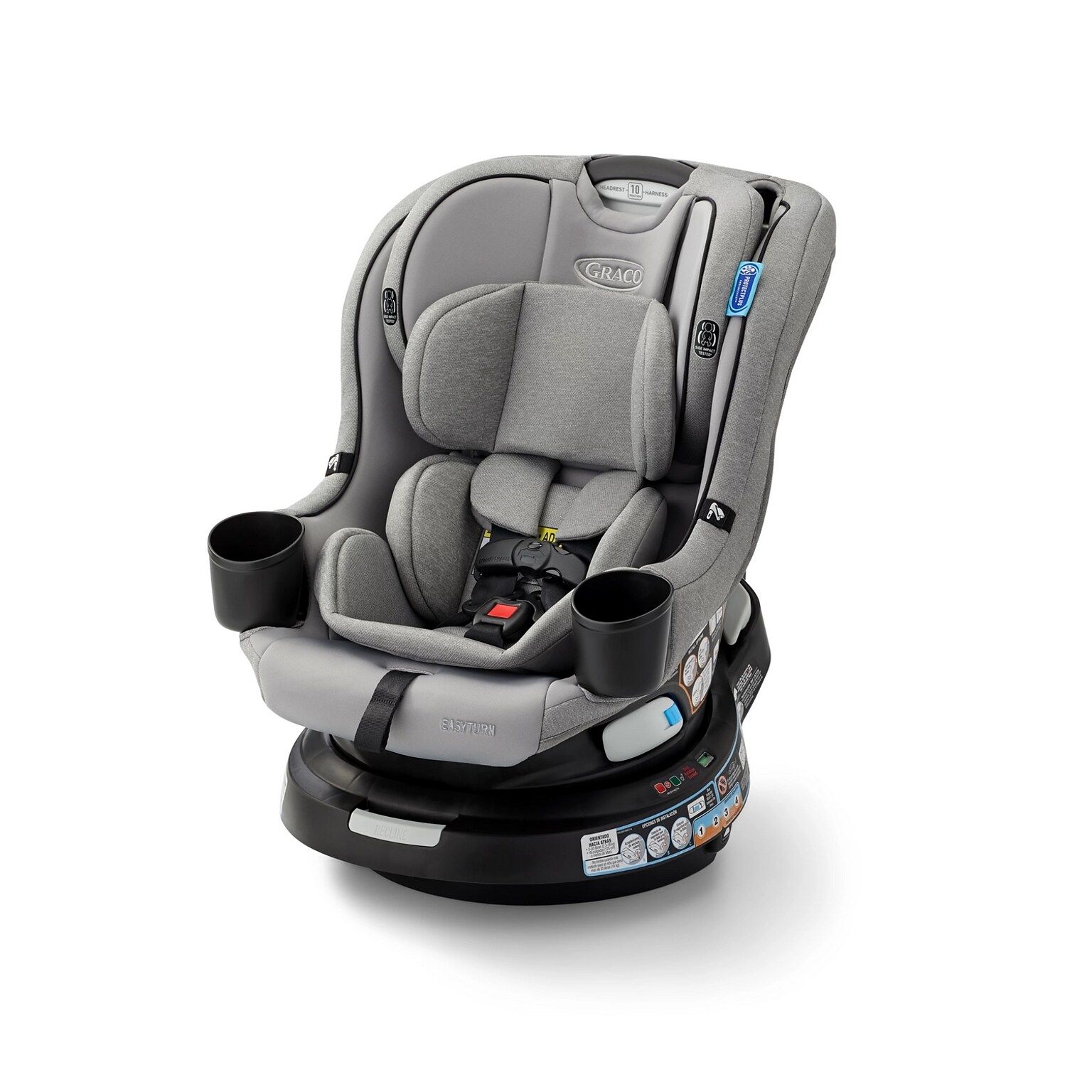Graco EasyTurn 360 2-in-1 Convertible Car Seat, Solae (2216076)