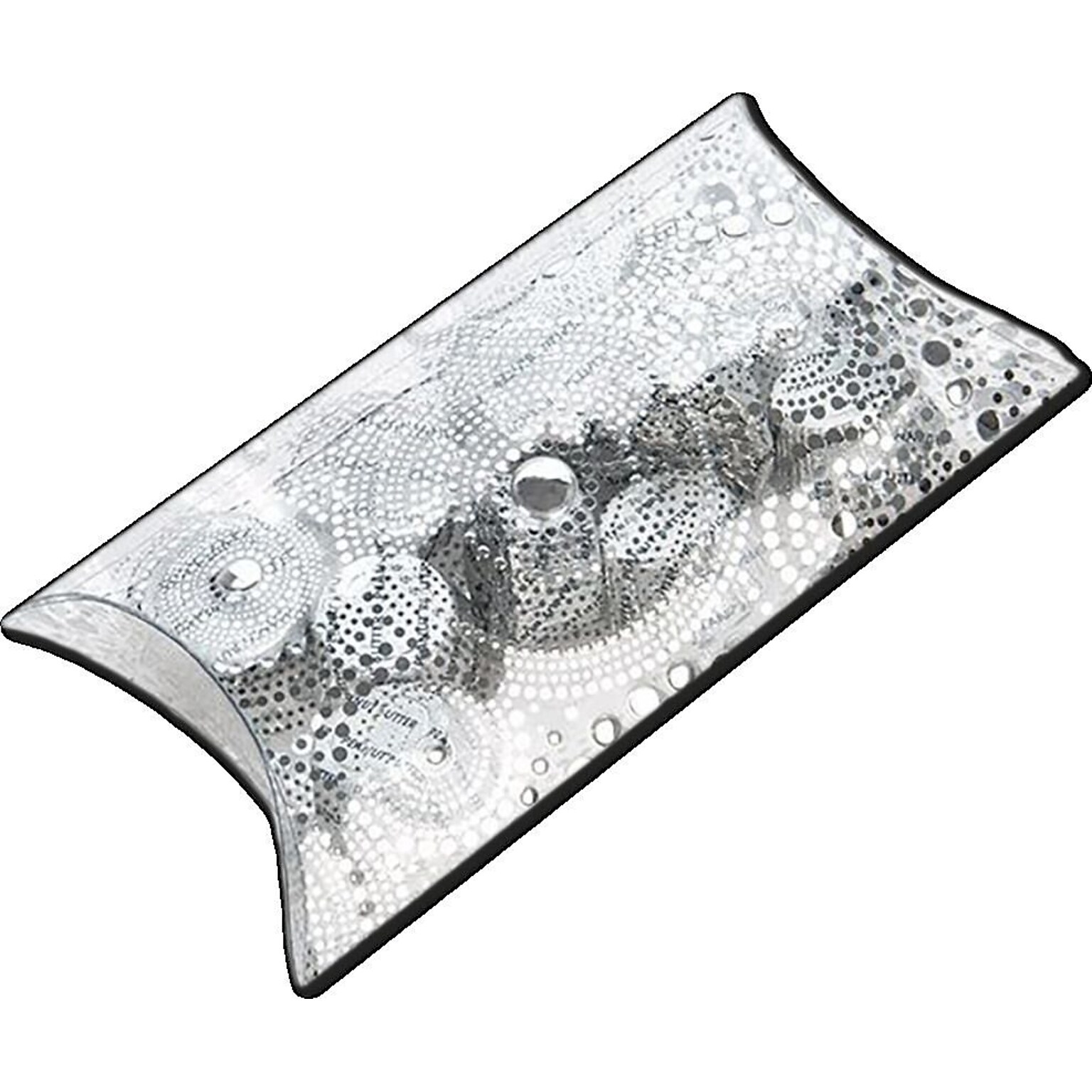 JAM Paper Gift Boxes, Silver, 25/Pack (CB-FS204)