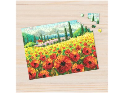 Willow Creek Field of Poppies 1000-Piece Jigsaw Puzzle (49472)