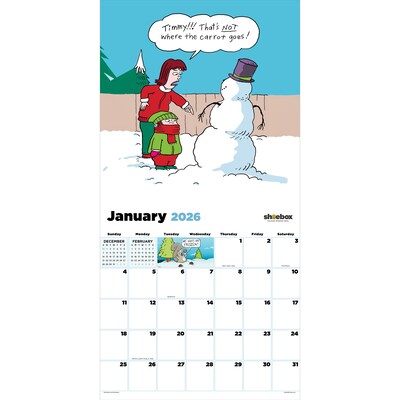 2026 TF Publishing Laugh Out Loud 12 x 12 Monthly Wall Calendar (26-1111)