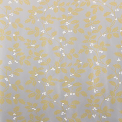 JAM Paper Christmas Wrapping Paper, 12 Sq. Ft, Gold & Silver Holly (165534547)
