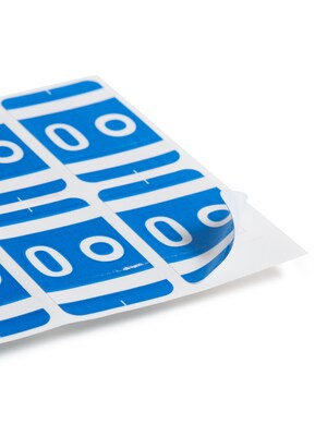 Smead AlphaZ ACCS Color-Coded Alphabetic Labels, O, Dark Blue, 100/Pack (67185)