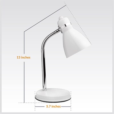 Newhouse Lighting Oxford LED Desk Lamp, 13, White (NHDK-OX-WH)