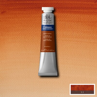 Winsor & Newton Watercolor Paint Tube, Burnt Sienna (WNX0308074)