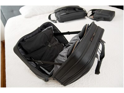 Samsonite Classic Business 2.0 Laptop Rolling Briefcase, Black Polyester (141278-1041)