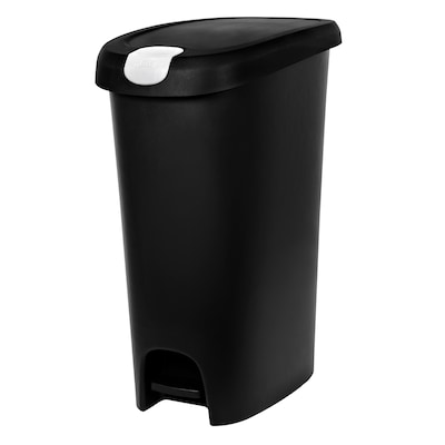 Hefty 20.4 Gal Black Dual Function XL Trash Can