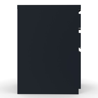 Quill Brand® 3-Drawer Vertical File Cabinet, Locking, Letter, Black, 19.88"D (24874D)
