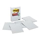 Post-it Super Sticky Notes, 4" x 6", White, 50 Sheet/Pad, 6 Pads/Pack (660SSGRID)