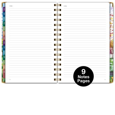 2026 Global Printed Products 5.5" x 8" Weekly & Monthly Planner, Paperboard Cover, Tree Seasons (FSHN-CY26-58-20)