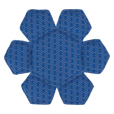 Chill-Its 6612 Hard Hat Cooling Top Pad, Microfiber, Blue, 3/Pack (12448)