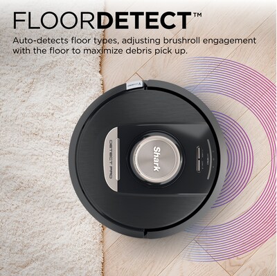 Shark Detect Pro Cordless Robot Vacuum, Bagless, Black (RV2820AE)