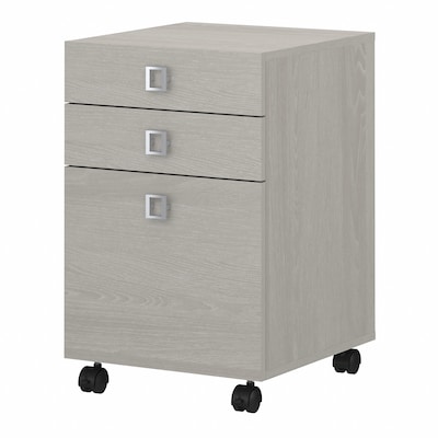 Bush Business Furniture Echo 3 Drawer Mobile File Cabinet, Gray Sand (KI60201-03)