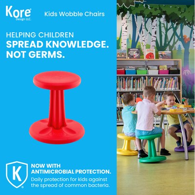 Kore™ Kids Wobble Plastic Chair; Red