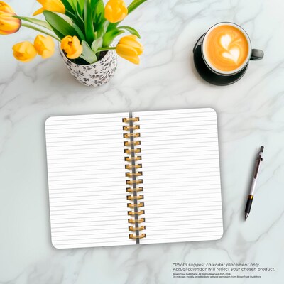 BrownTrout Crackled Blush 5.25" x 8.25" Academic & Calendar Year Personal Organizer, Multicolored (9798330700240)