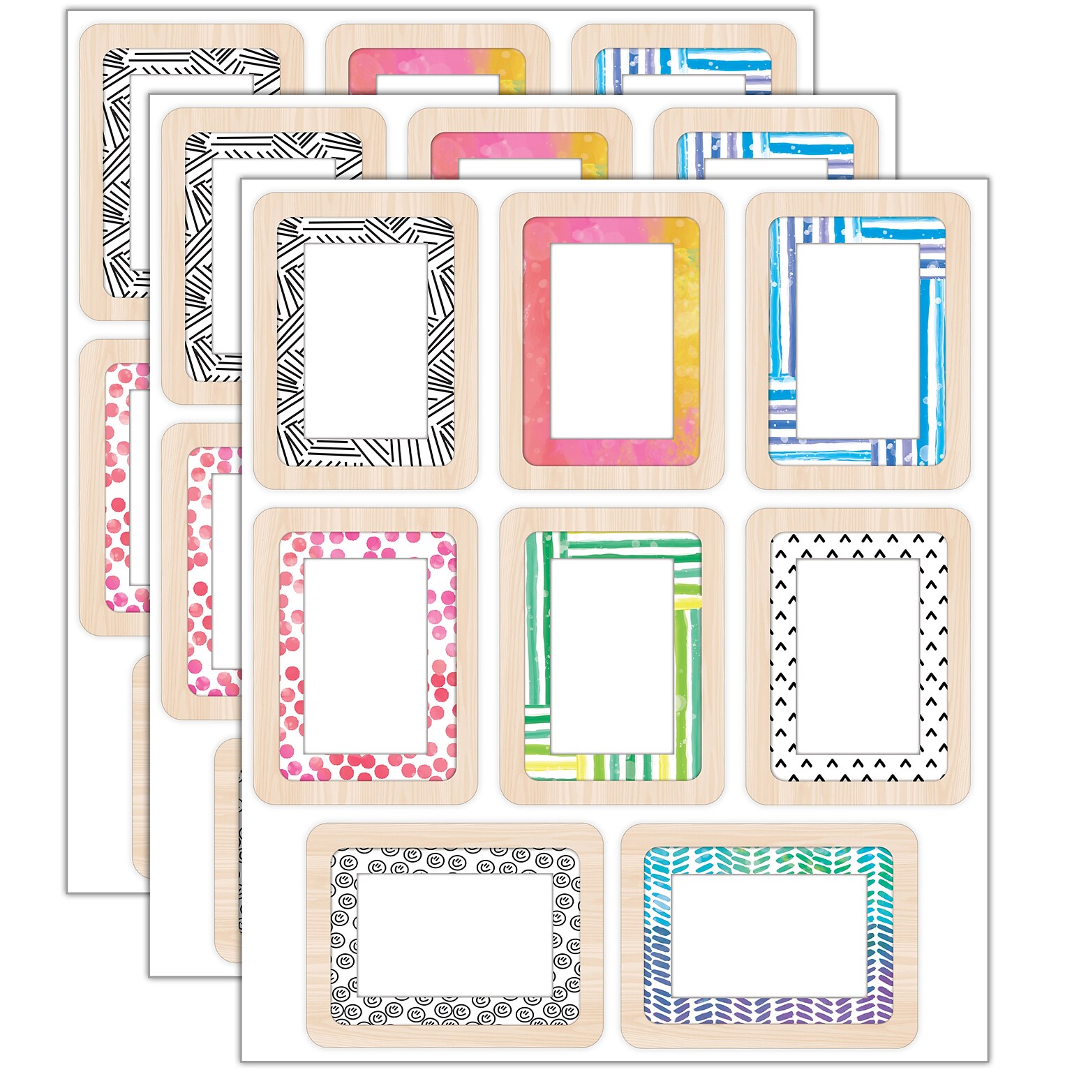 Happily Ever Elementary Creatively Inspired Frame Tags Cut-Outs, 36/Pack, 3 Packs/Bundle (CD-120648-3)