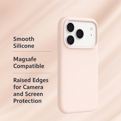 SaharaCase Venture Series MagSafe Compatible Phone Case for iPhone 17 Pro, Shock Absorbing, Desert Rose (CP00976)