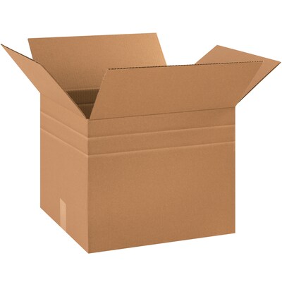 18 x 15 x 15 Multi-Depth Shipping Boxes, Brown, 10/Bundle (MD181515)