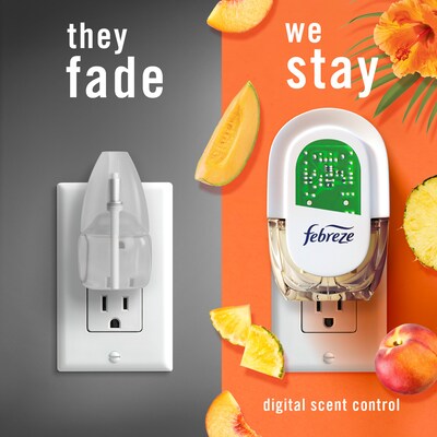 Febreze Fade Defy Plug Air Freshener Warmer Refill, Hawaiian Aloha Scent, 0.87 fl. oz., 3/Pack (54345)