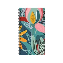 2024-2025 Willow Creek Fresh Floral 3.5 x 6.5 Academic Weekly & Monthly Planner, Paper Cover, Mult