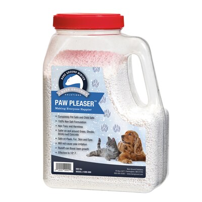 Bare Ground Paw Pleaser Pet Friendly Non Salt Granular Deicer, 9lb Shaker Jug (PP-9)