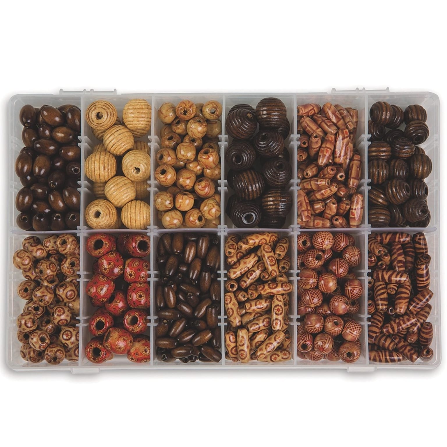 S&S Wood Bead Assortment (BE1397)