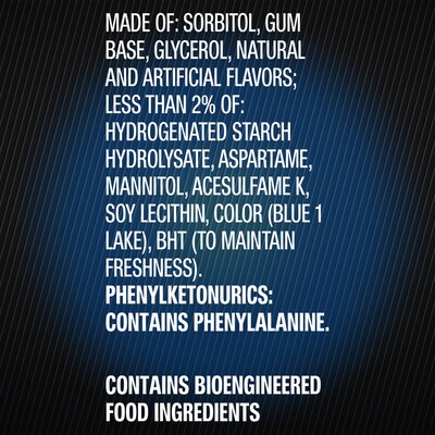 5 GUM Sugar Free Peppermint Cobalt Gum, 15 Sticks/Pack, 10 Packs/Box (WMW51220)