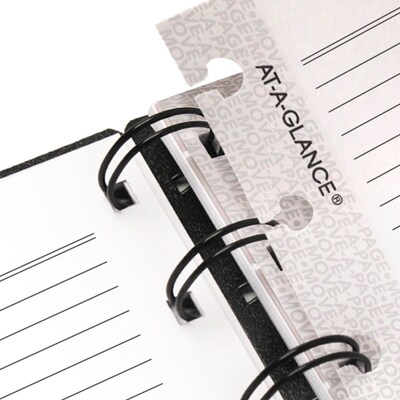 2026-2027 AT-A-GLANCE Move-A-Page 9" x 11" Academic Weekly & Monthly Planner, Poly Cover, Black (70-957E-05-27)