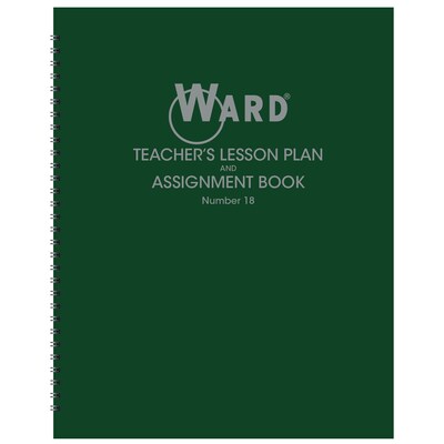 Ward Undated Lesson Planner, 8.5" x 11", 50/Pack (WRD-18-CP)