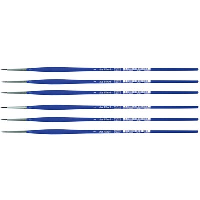da Vinci FORTE-Acrylics Oil and Acrylic Synthetic Student Round Brush, 6 /Pack (DVXVA86301-6)