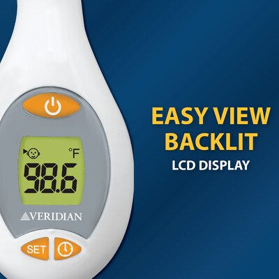 Veridian Healthcare Infrared Digital Thermometer, White (09-332)