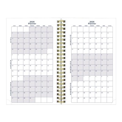 2026-2027 Blueline Academic 8" x 5" Weekly & Monthly Planner, Poly Cover, Blossom Pink (CA114PG.02)