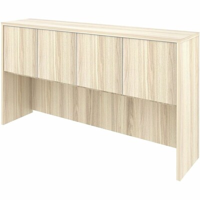 Lorell Essentials 66W 4-Door Stack-On Hutch, Modern Elm (LLR66317)