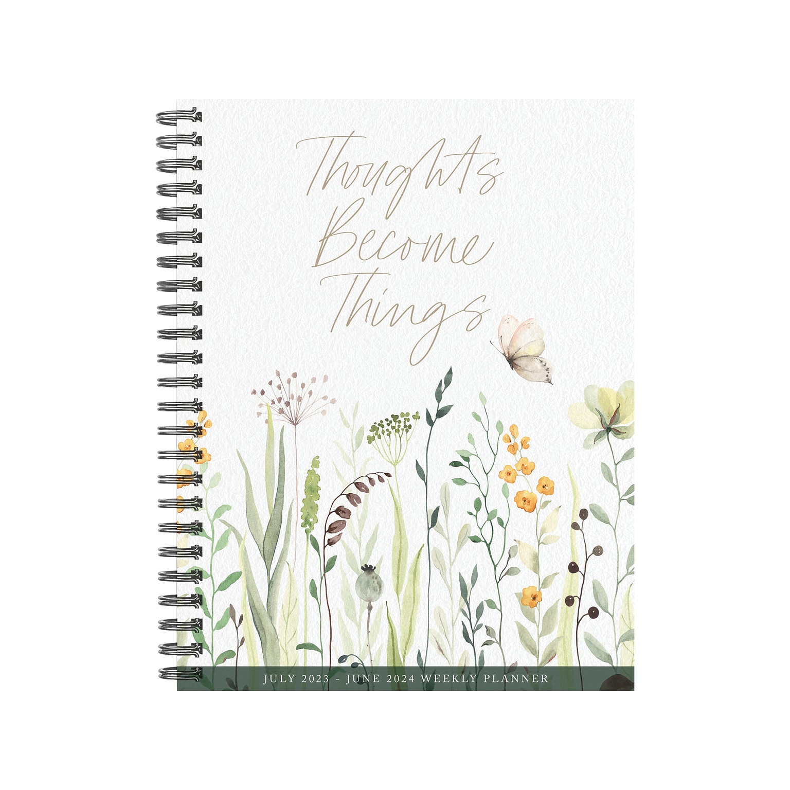 2023-2024 Willow Creek Thoughts Become Things 8.5 x 11 Academic Weekly & Monthly Planner, Paperboard Cover, Multicolor (37140)