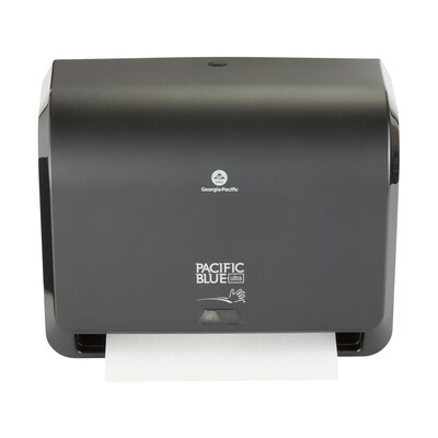 Pacific Blue Ultra Mini Hardwound Paper Towel Dispenser, Black (54518)