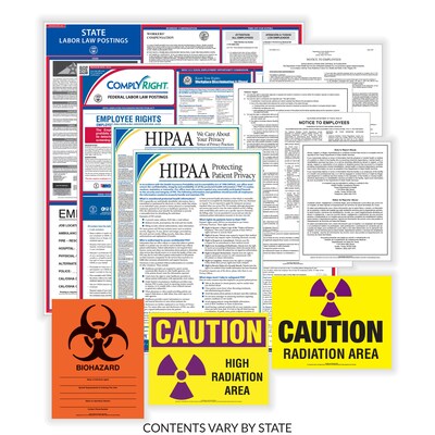 ComplyRight Federal, State and Healthcare (English) Labor Law Poster Set, Michigan (E50MIHLTH)