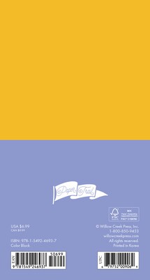 2024-2026 Willow Creek Color Block Planner 3.5 x 6.5 Yearly Planner, Paperboard Cover, Yellow/Purp