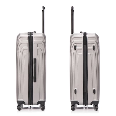 InUSA Vasty 30.31" Hardside Suitcase, 4-Wheeled Spinner, TSA Checkpoint Friendly, Grey (IUVAS00L-GRE)