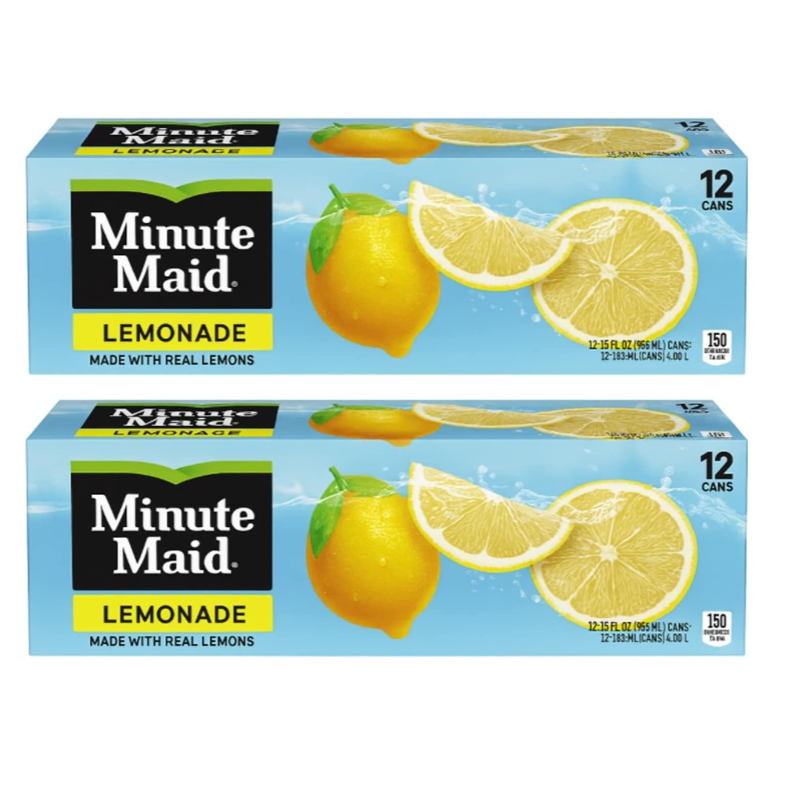 Minute Maid Lemonade, No Pulp, 12 oz., 24/Carton (00025000058387)