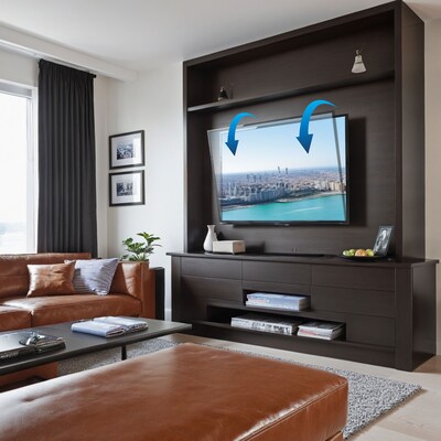 Mount-It! Compact Full Motion TV Wall Mount For TVs up to 50, Holds up to 44lbs. (MI-2829XL)