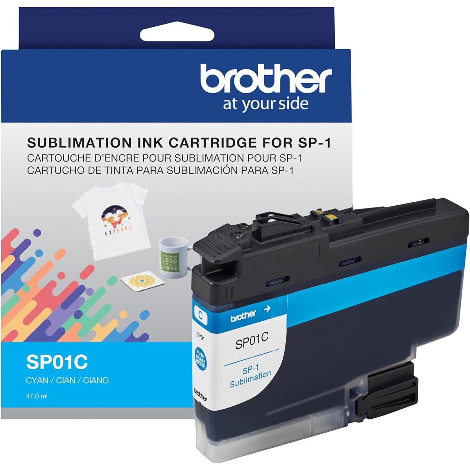 Brother Genuine Sublimation Cyan Ink Cartridge (SP01CS)