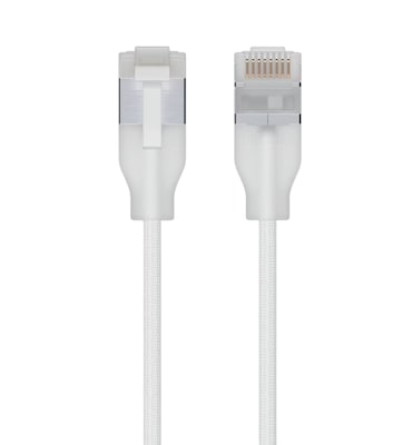 Ubiquiti UniFi Premium 49.2 ft. CAT-6a Ethernet Cable, 28 AWG, White (UACC-Cable-Patch-EL-C6A)